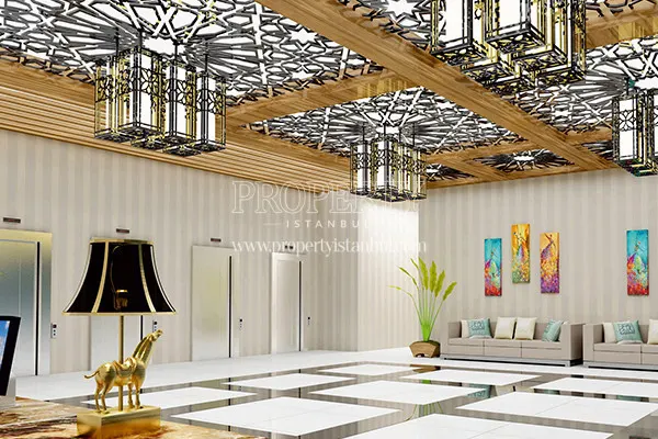 The lobby in Golden Tulips