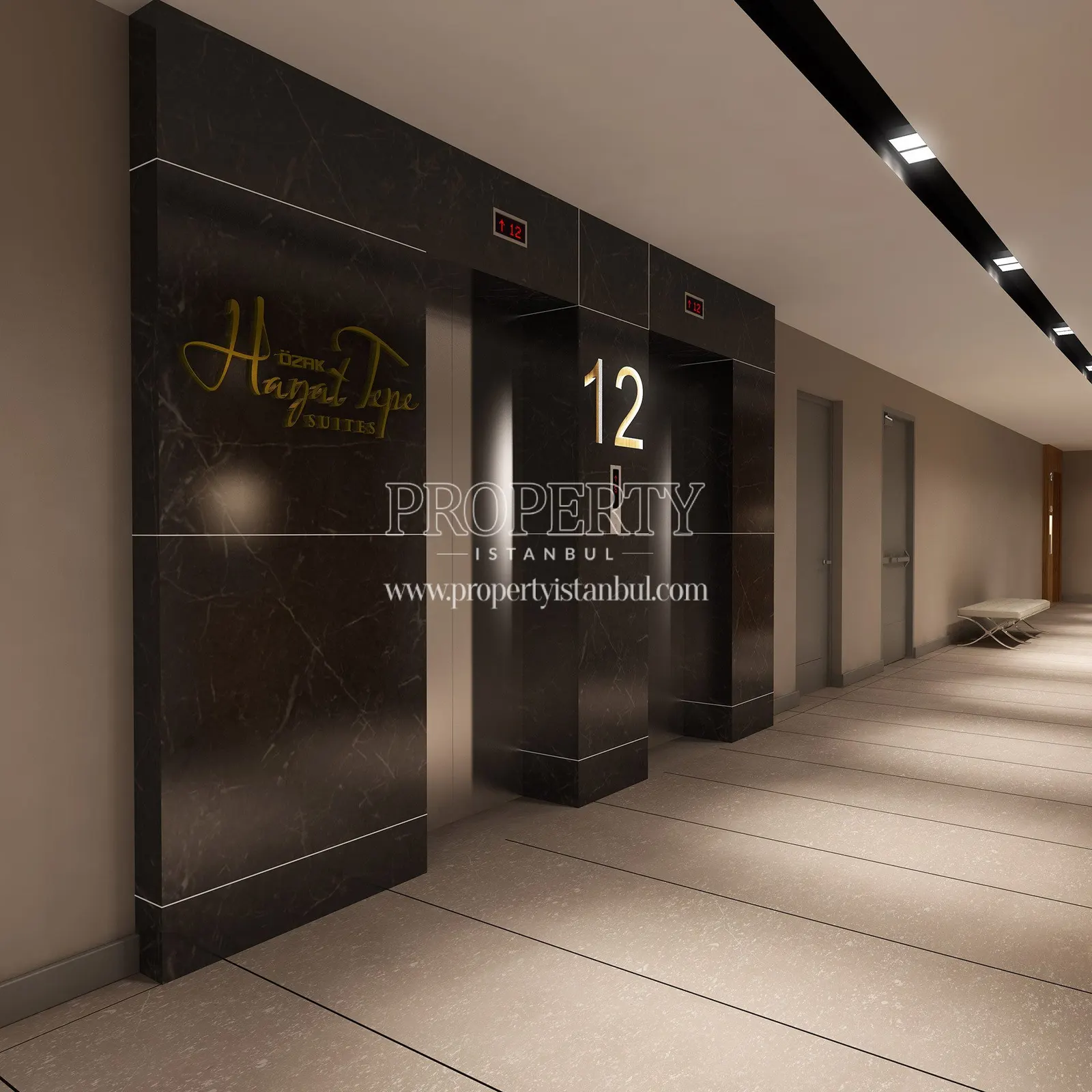 The corridor of Hayat Tepe Suites