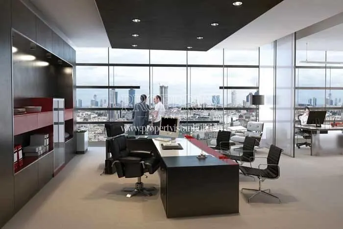 The office with the amazing city view in iTower Bomonti