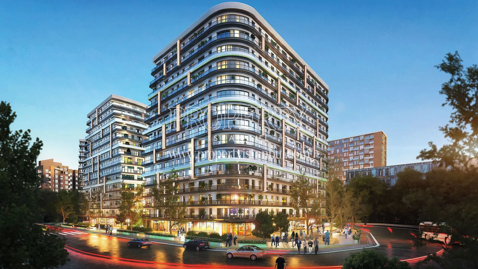 The view of the Istova project from the corner