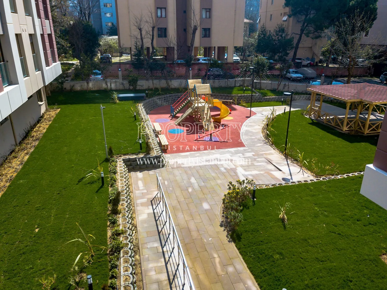 The playground in Kelesoglu Feza Sitesi