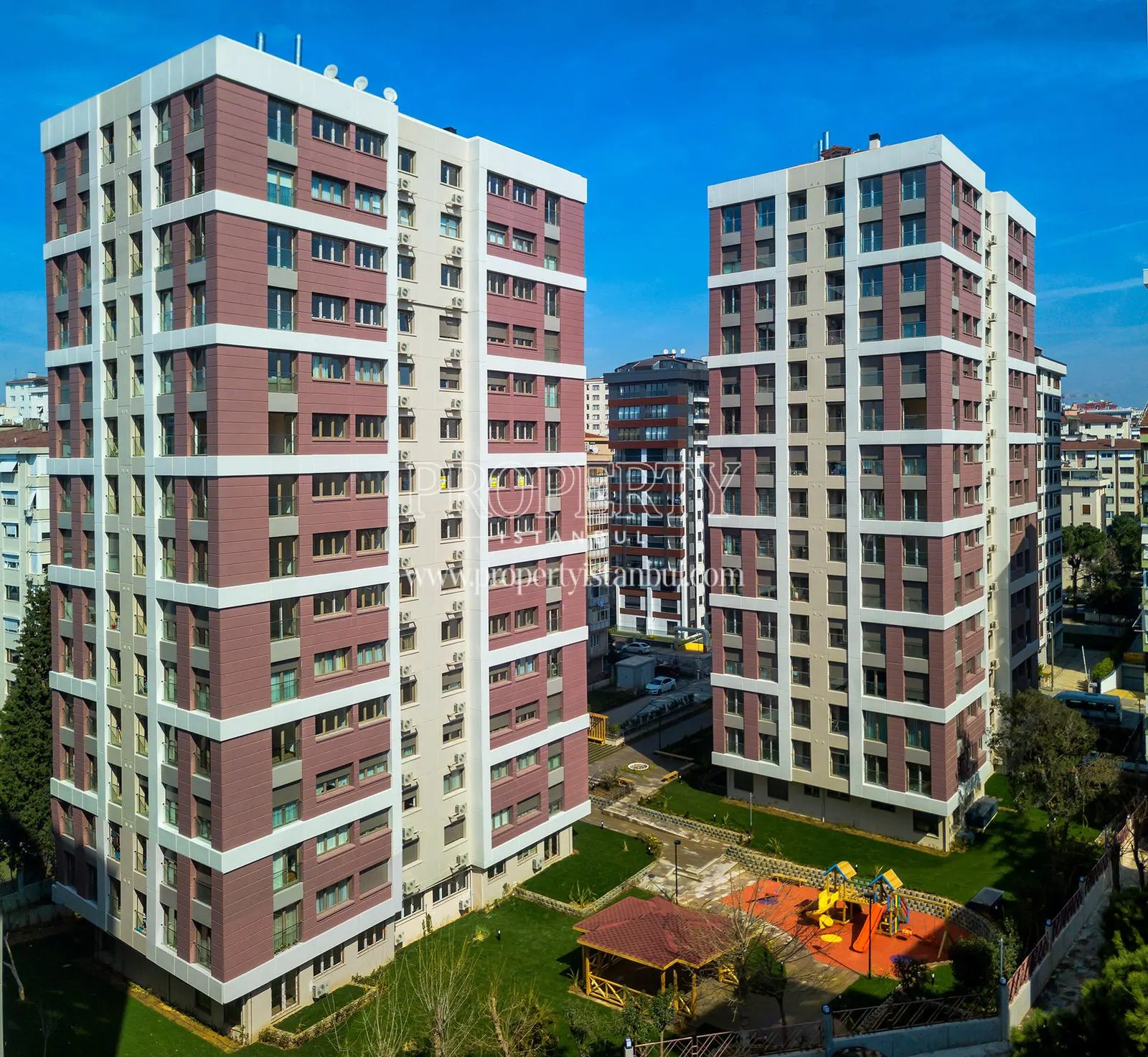 The buildings of Kelesoglu Feza Sitesi