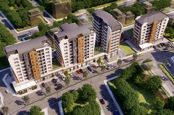 The panoramic view of the Kentev Carsi compound