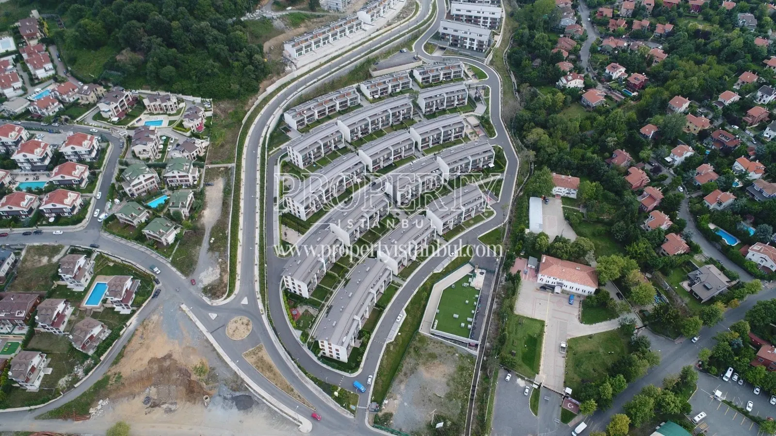 Zekeriyakoy Koy Drone View