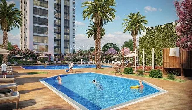 The swimming pool of La Marin Kartal