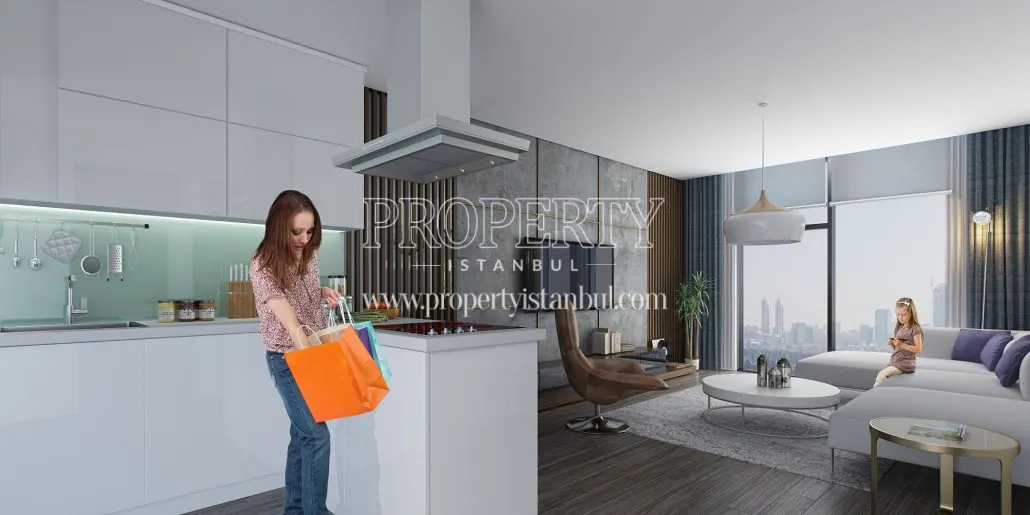 Levent Life Residence living room