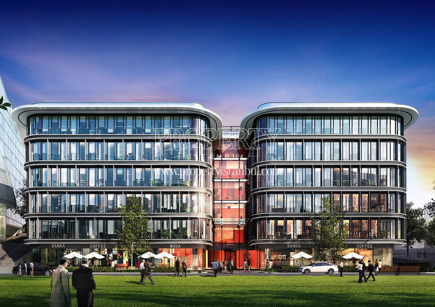 Levent No/5 project from outside the compound