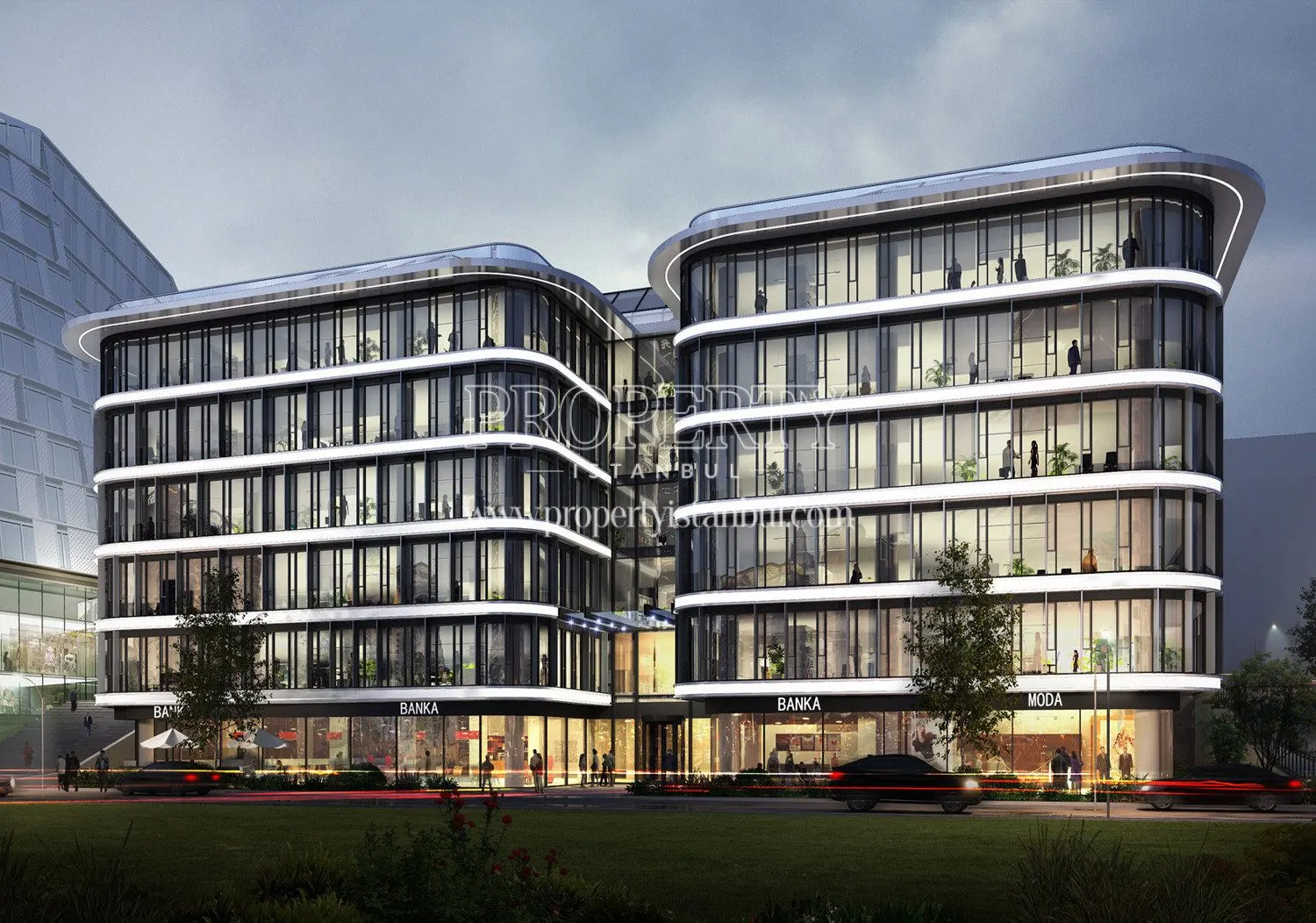 Levent No/5 project at night