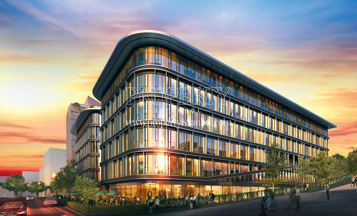 Levent No/5 at sunset