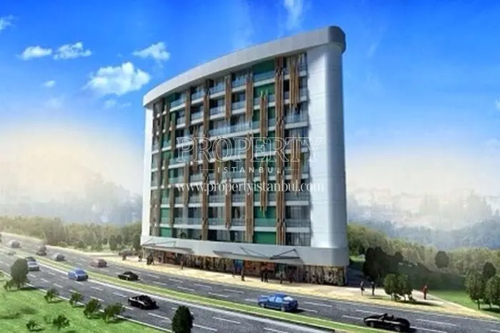 Liman Park building near the highway