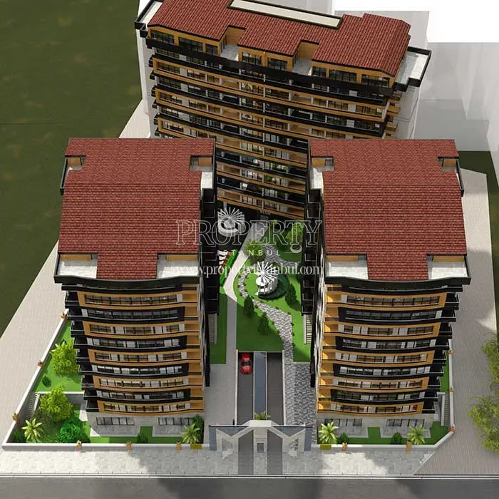 Panoramic view of the Manzara 7/24 project