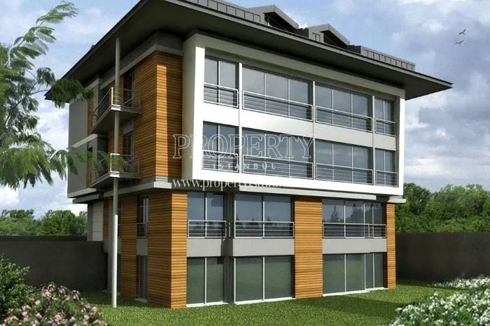 One of the buildings in Maritza Istinye Evleri