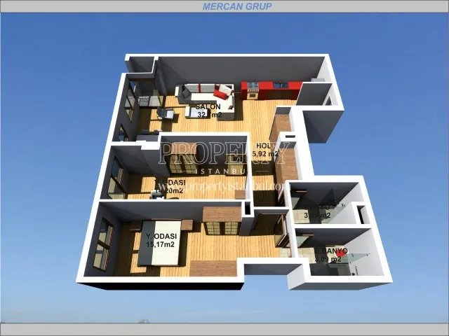 Mercan Life 3D unit plan