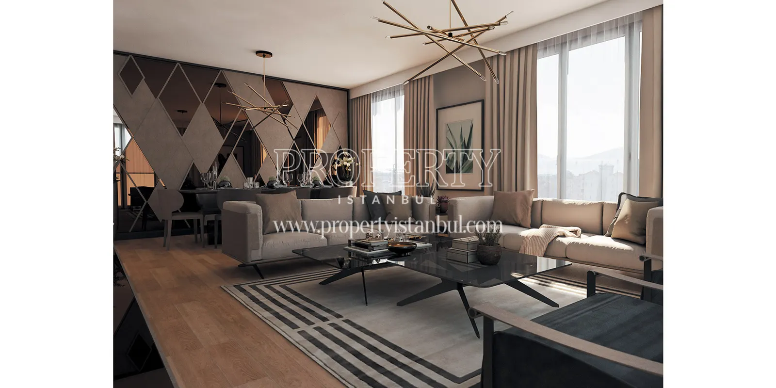 Mesa Cadde living room
