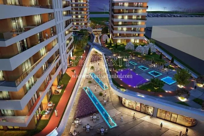 Social areas in the Mirage Residence compound