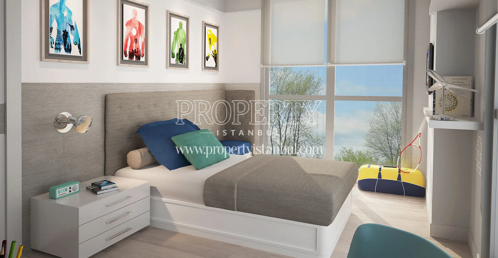 The small bedroom in Mirage Residence