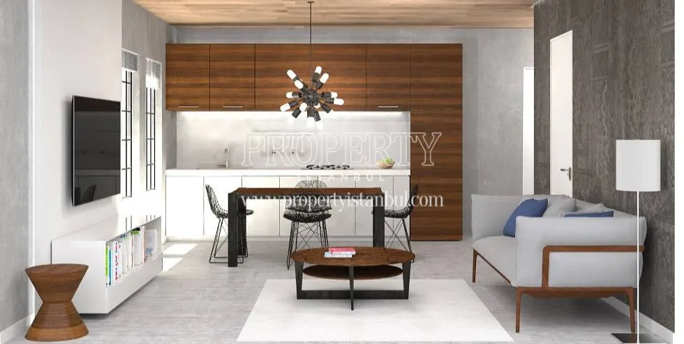 The living room with the white goods in Nef Points