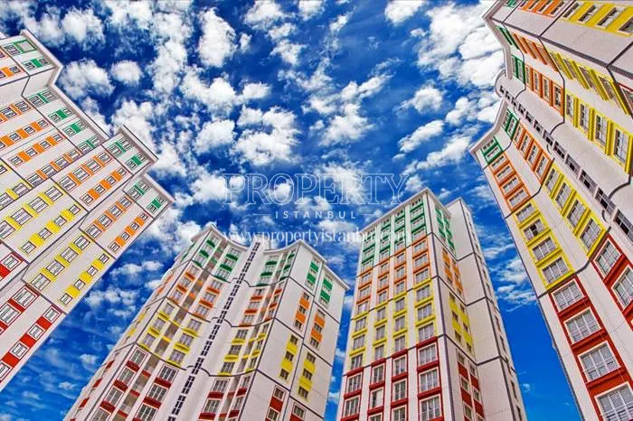 Colorful Nida Life buildings
