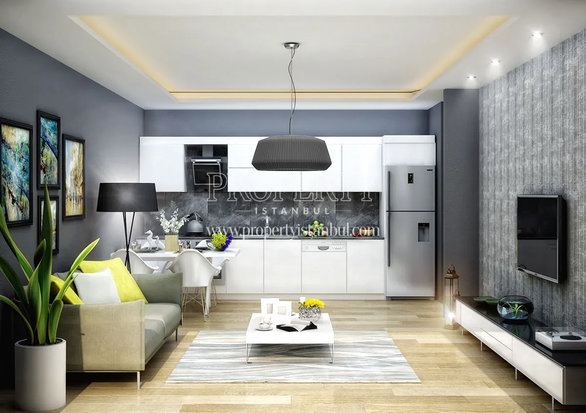The living room in Nota Residence