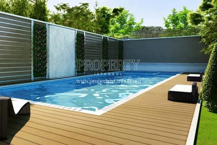 Outdoor swimming pool in o2 55 Istanbul