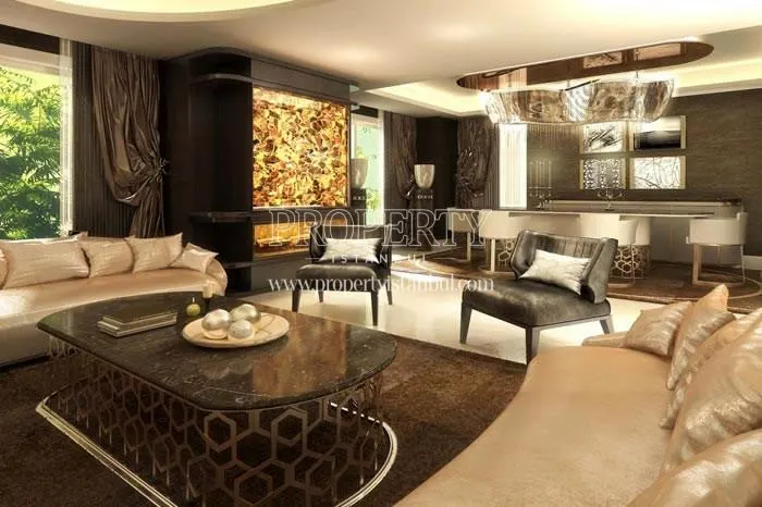 Spacious luxury living room in o2 55 Istanbul