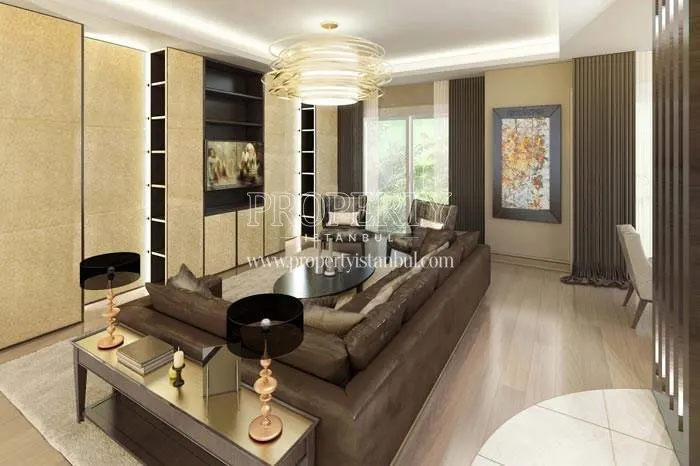 Spacious living room in o2 55 Istanbul