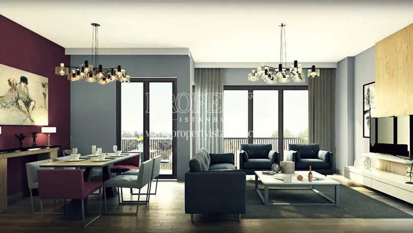 The luxury living room of the Onlife project