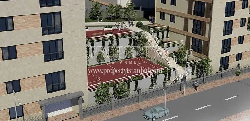 The view of Panorama Kucukkoy from the street