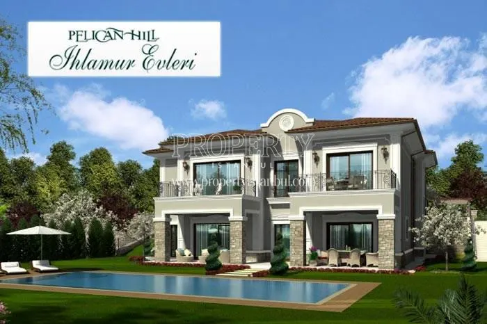 One of the villas in Pelican Hill Ihlamur Evleri