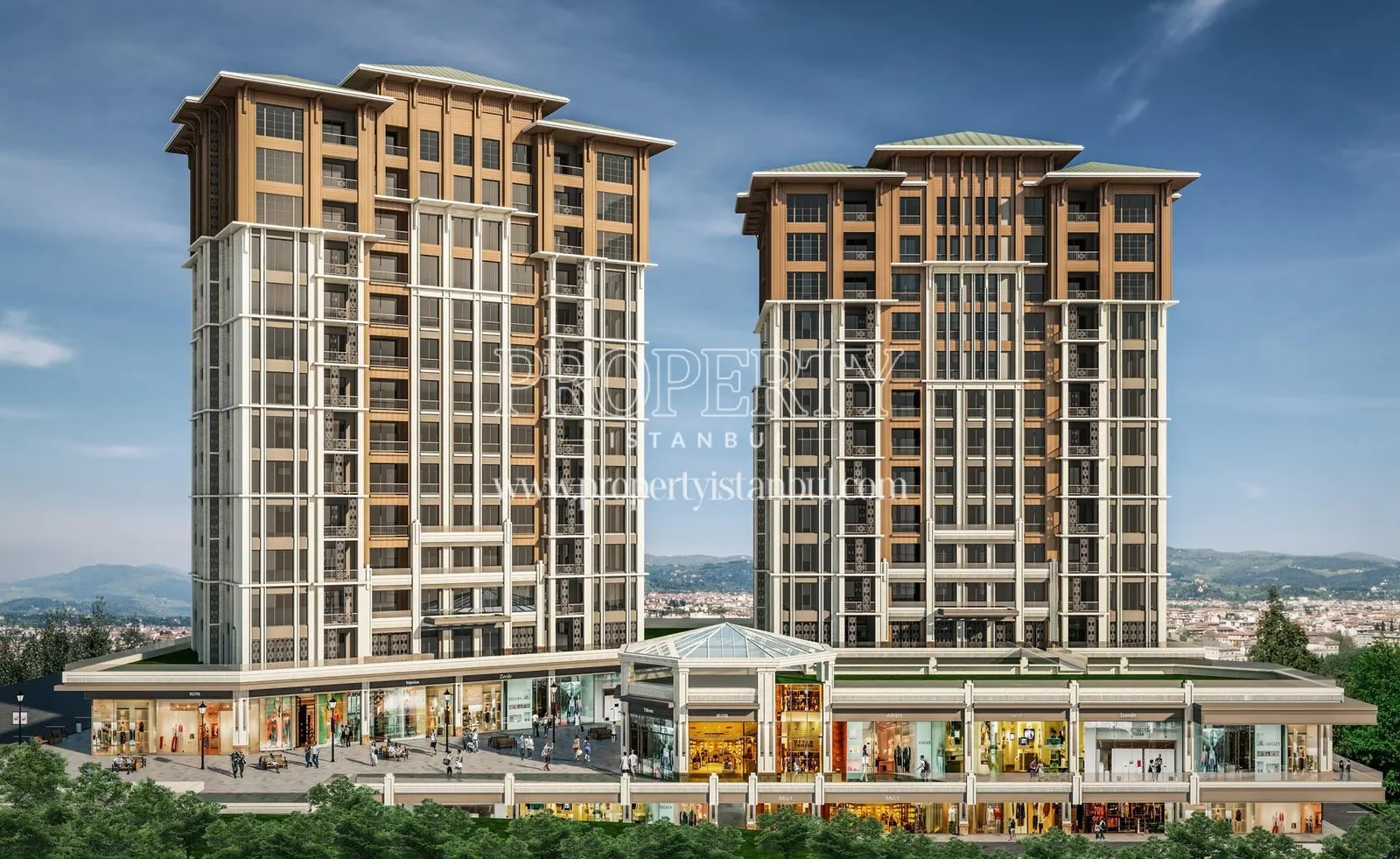 Referans Basaksehir Vadi project from the front side