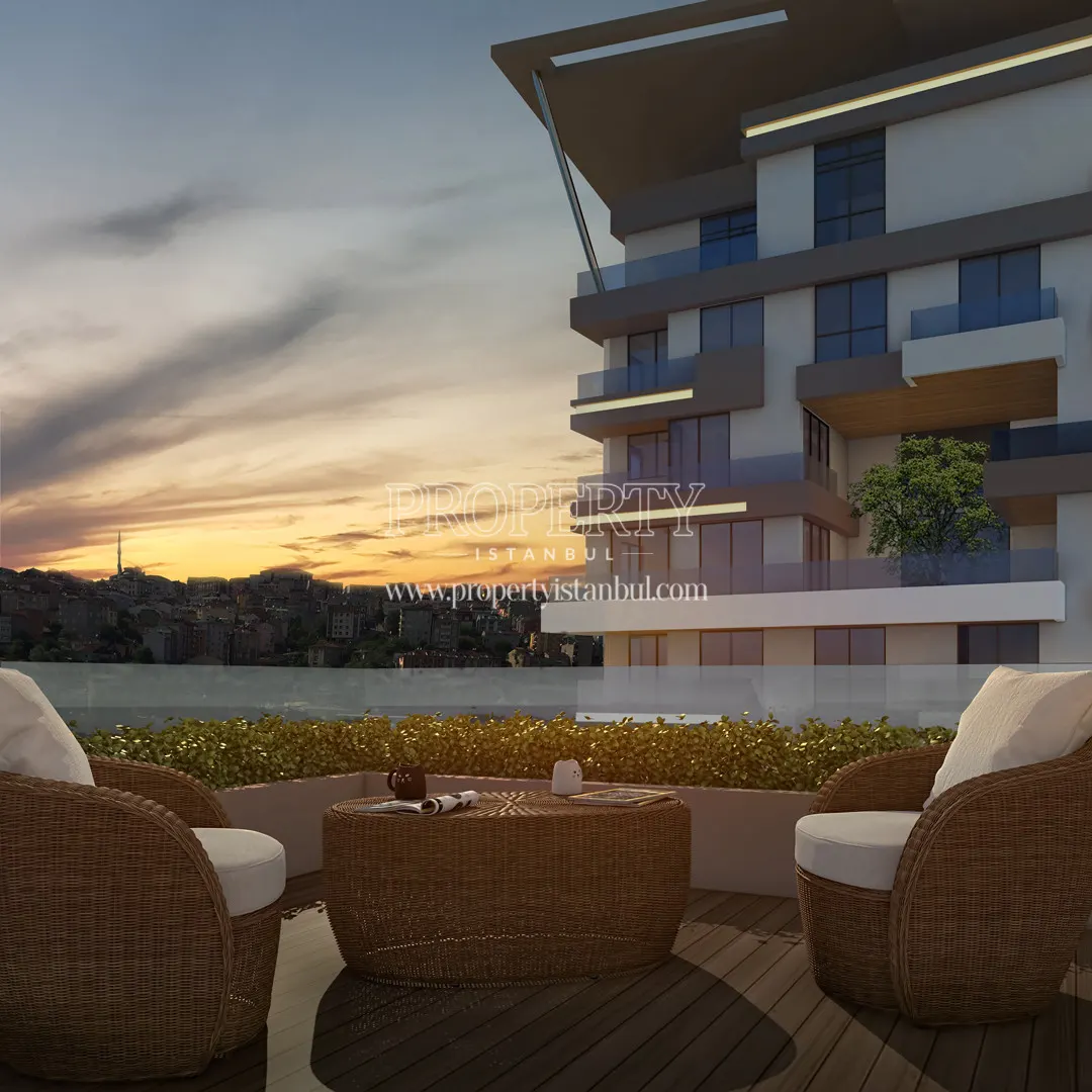 The viewing terrace in Seba Suites