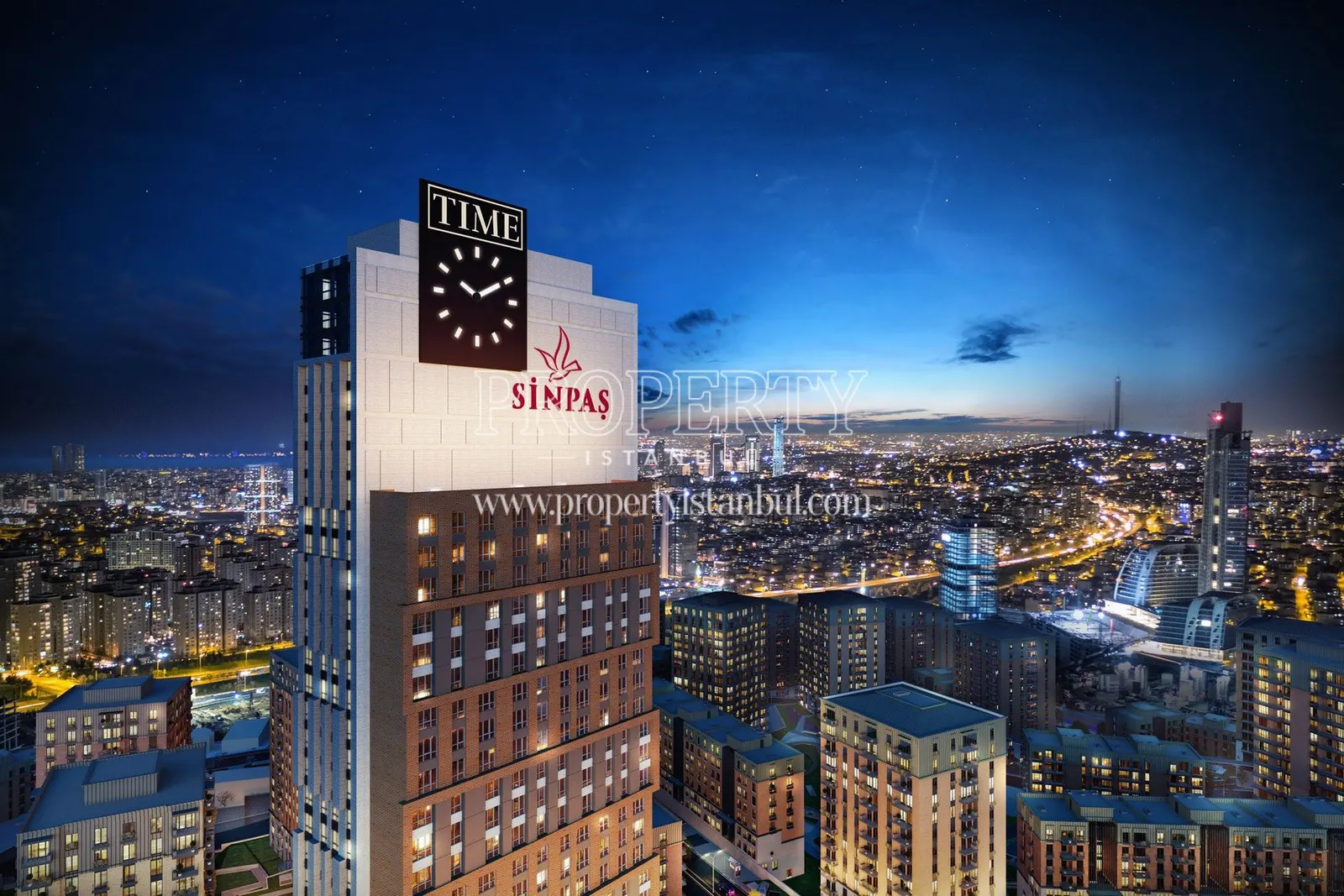 Sinpas Finans Sehir project with the district view
