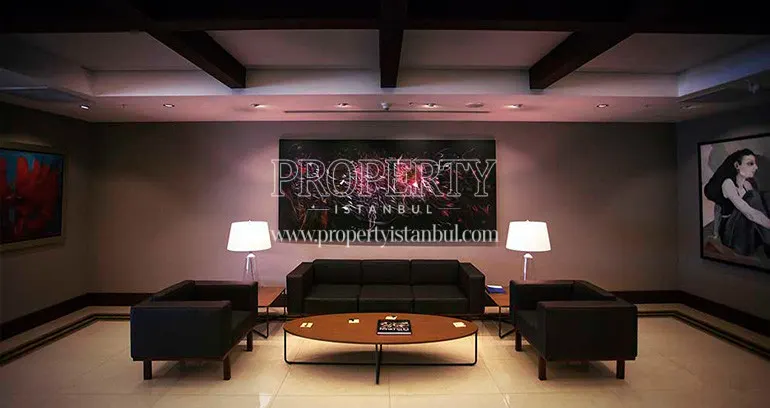 The lobby of Spine Tower