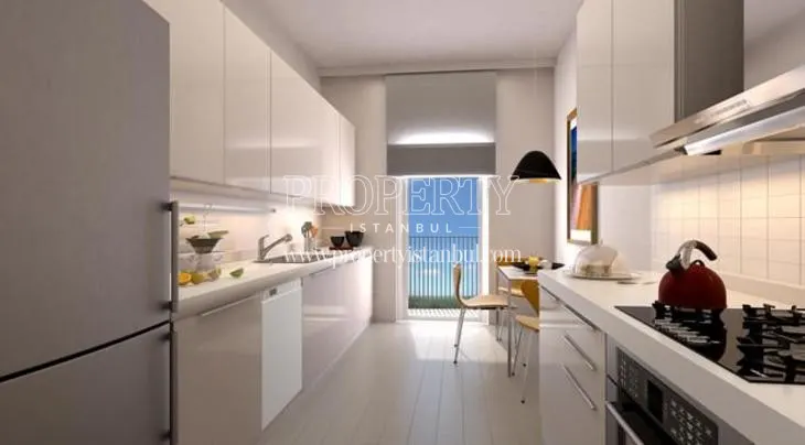 The white kitchen in Tekfen Topkapi