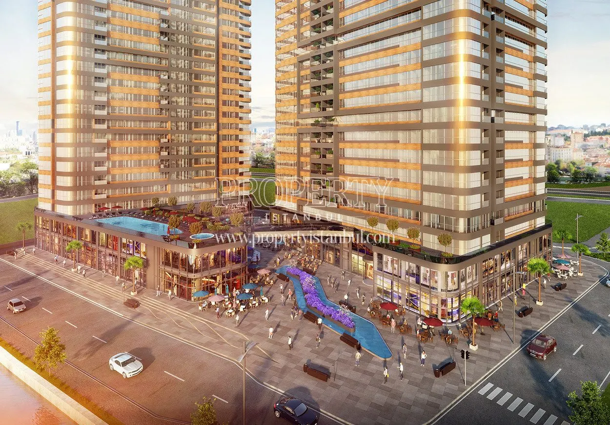 The social areas of The Mandarins Acibadem