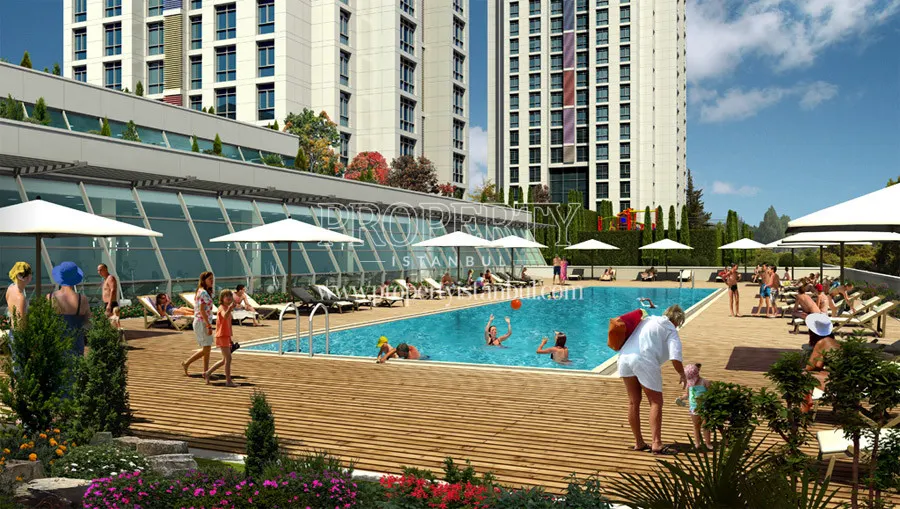 Agaoglu Skytowers outdoor swimming pool