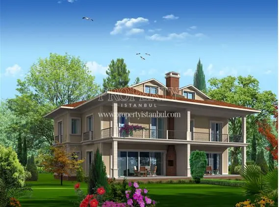 A villa in Aktas Gumusyaka Villalari