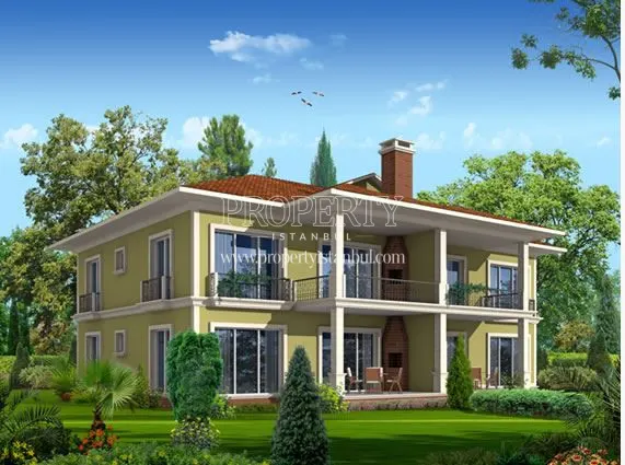A villa in Aktas Gumusyaka Villalari