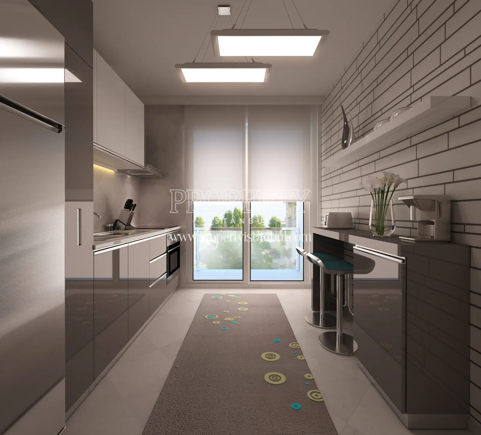 Kitchen in Aqua Erenkoy