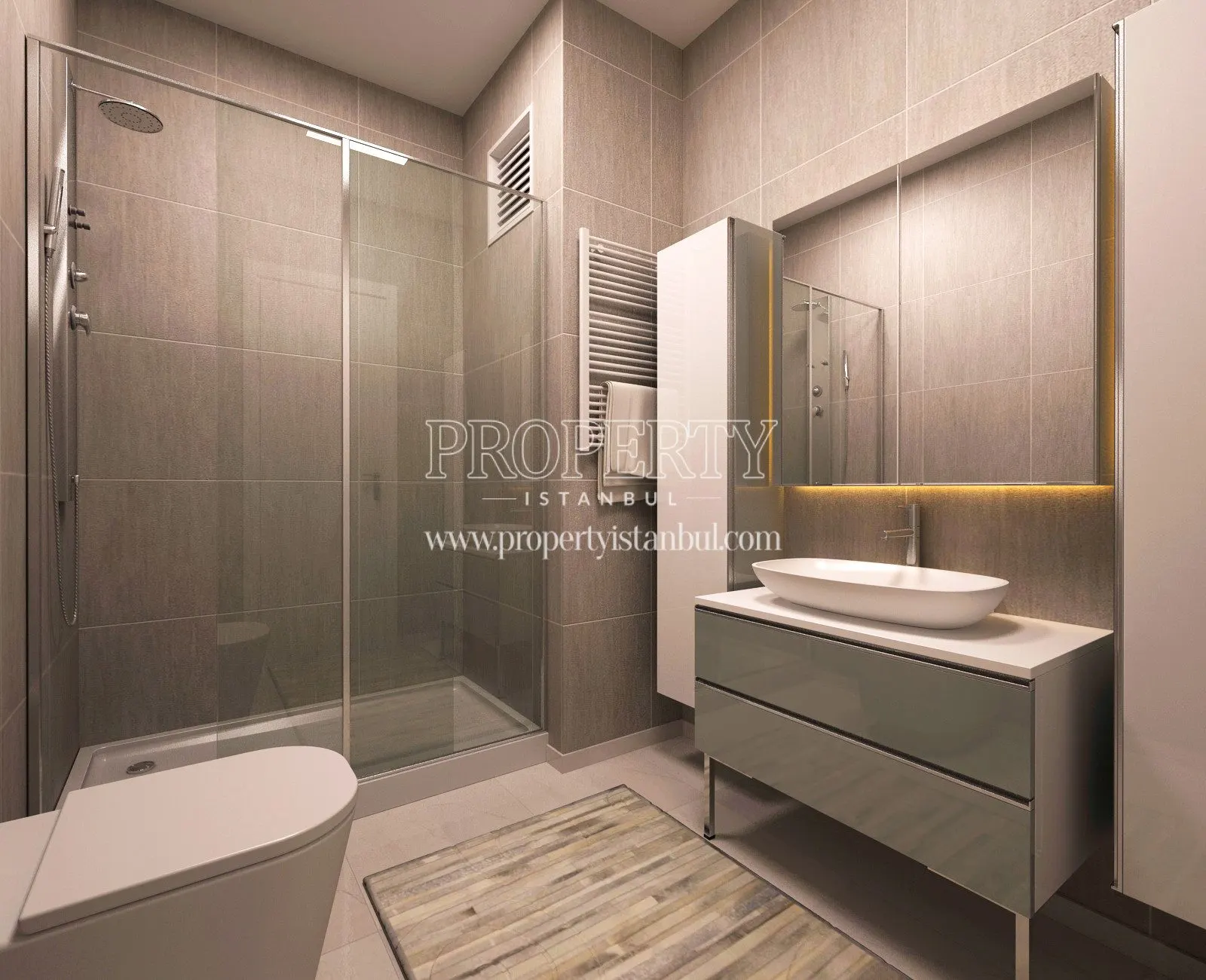 A bathroom in Aqua Erenkoy