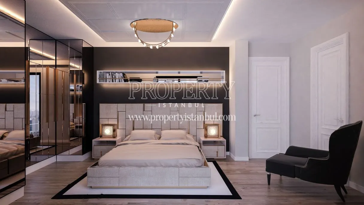 The bedroom in Arium