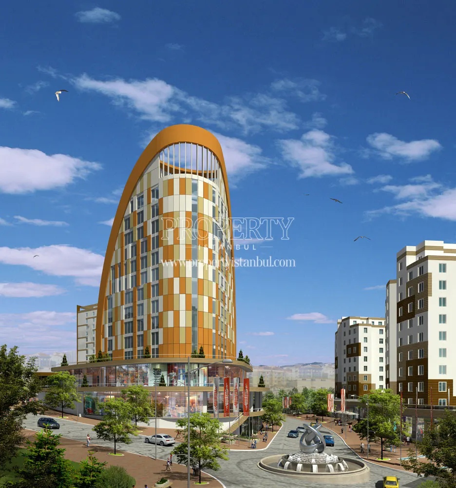One of the buildings of the Arterium Plus compound