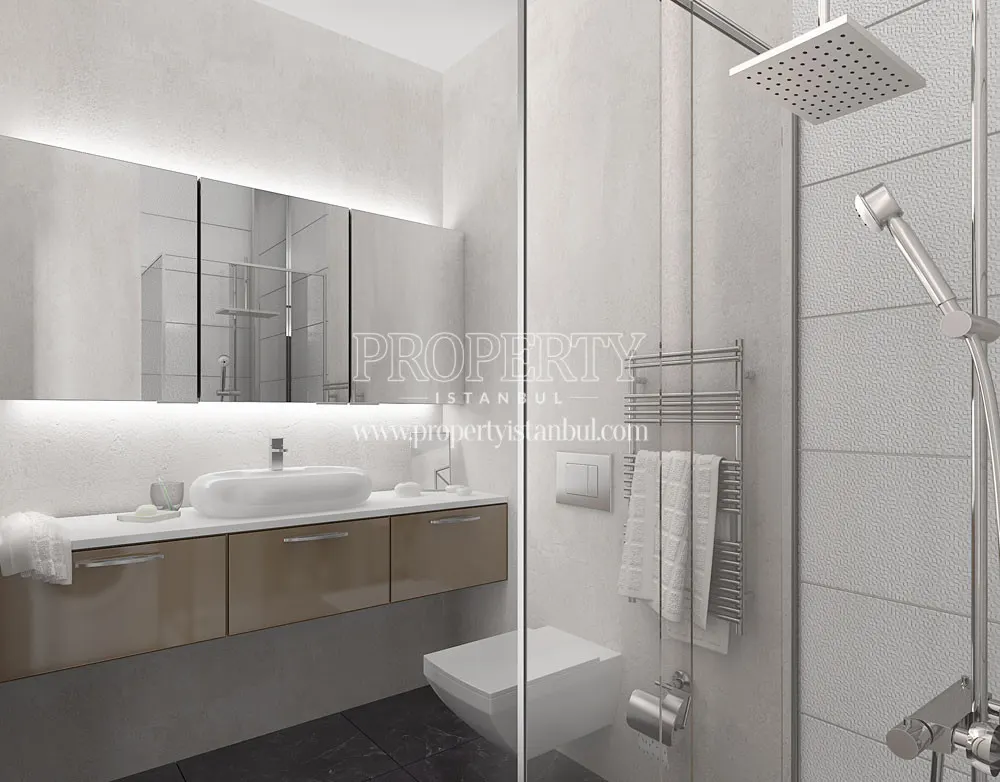 A bathroom in Arterium Plus units