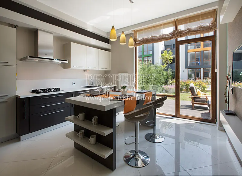 A kitchen in Arterium Villas
