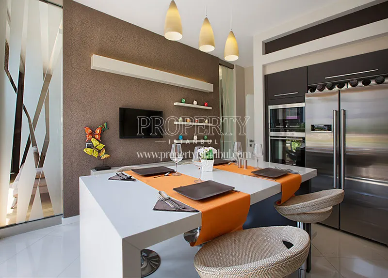 A kitchen in Arterium Villas