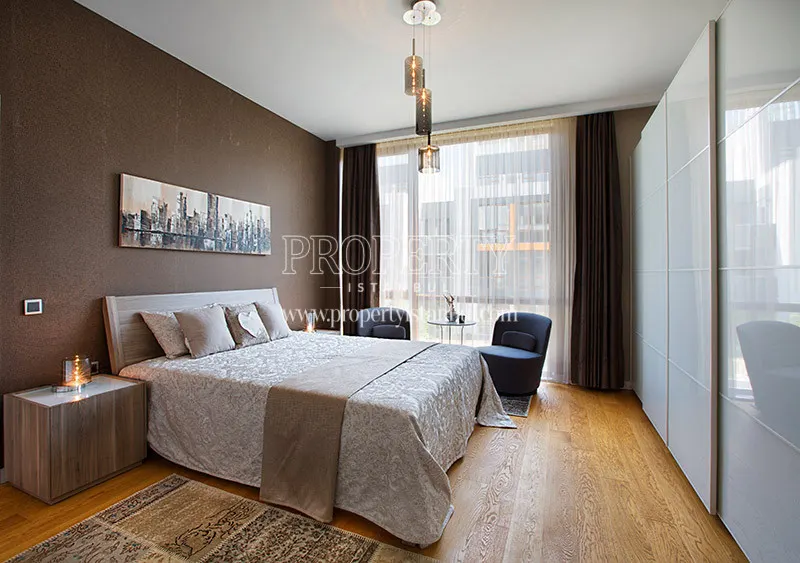 The bedroom of the villa in Arterium Villas