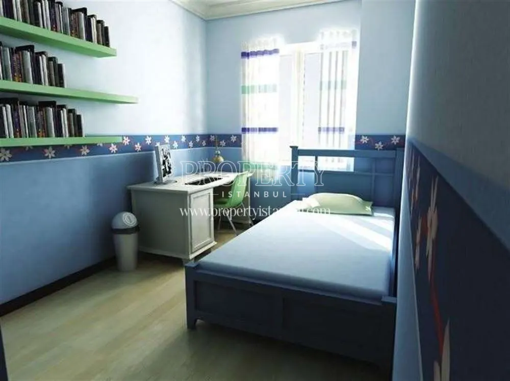 A bedroom in Atasehir Premium