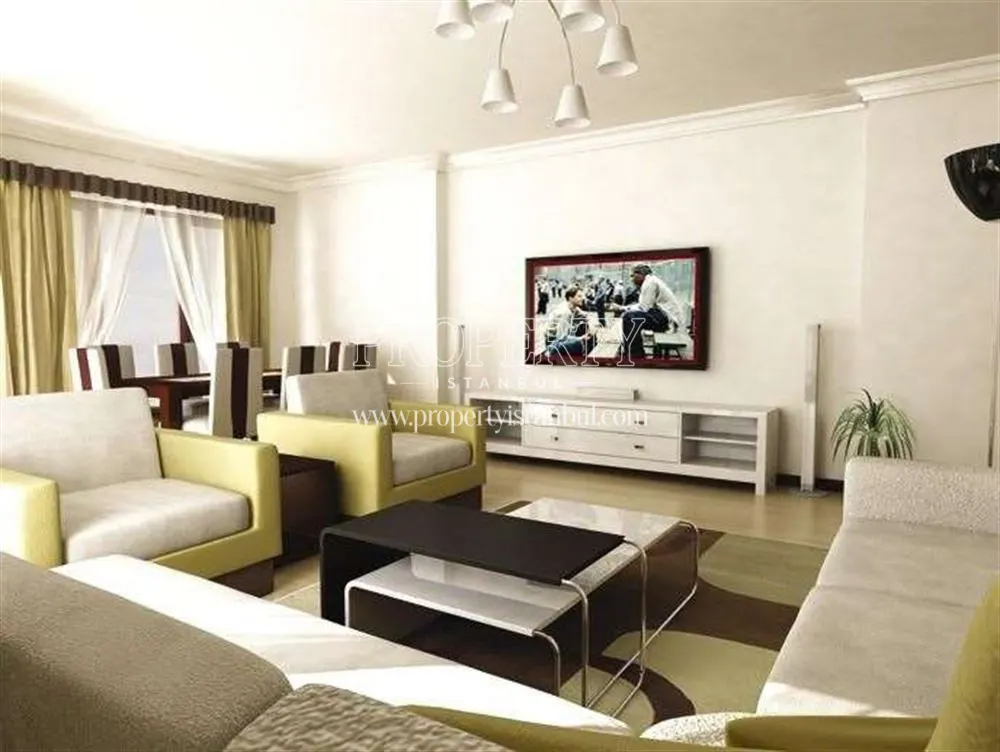 A living room in Atasehir Premium