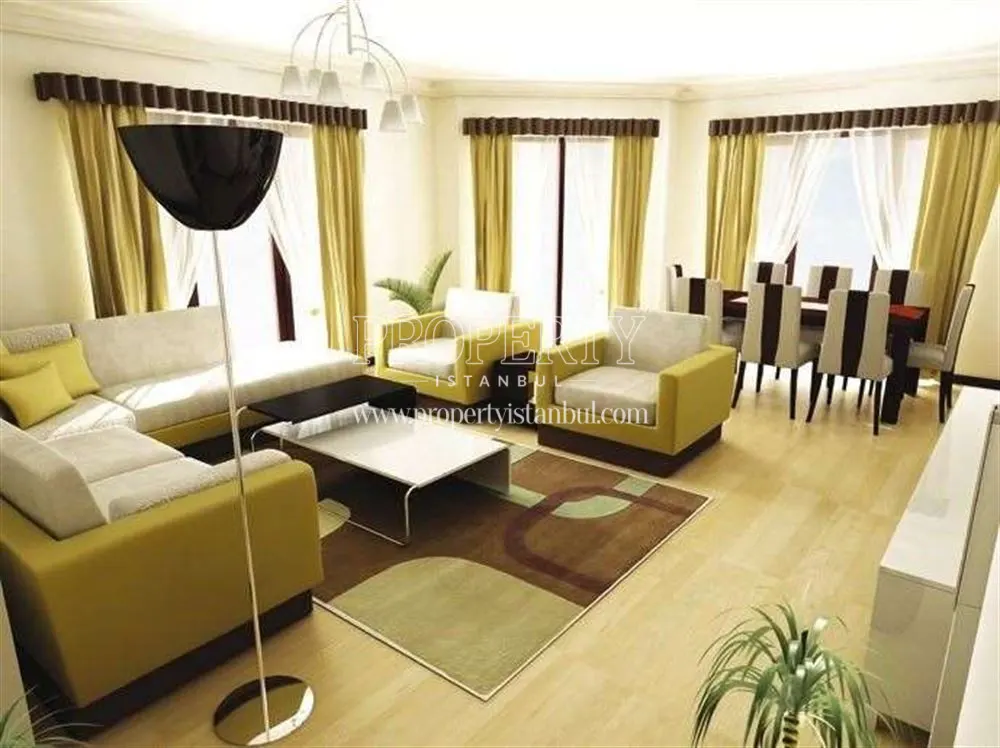 A living room in Atasehir Premium