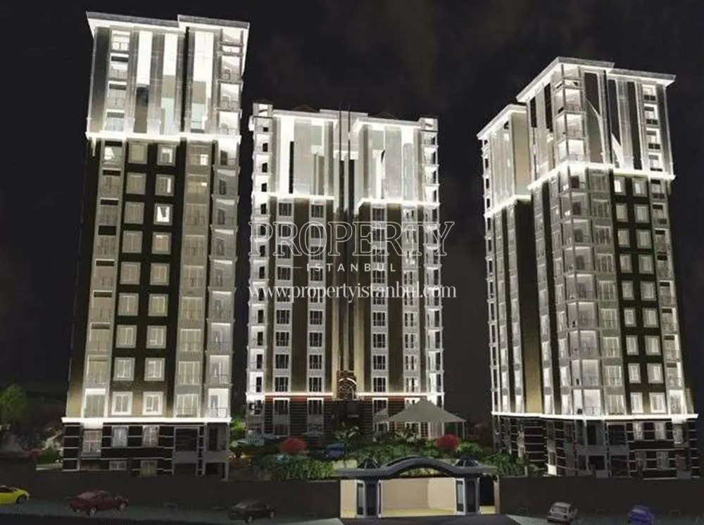 Atasehir Premium project at night